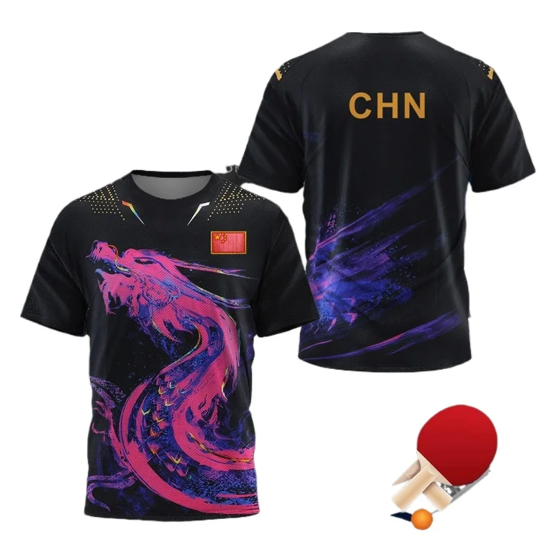 Table Tennis Match - Kaus Grafis Tenis Meja CHINA Dragon