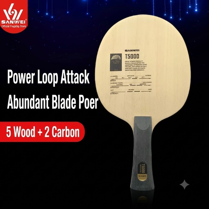 1 Buah Pisau Tenis Meja SANWEI - Table Tennis Player ulasan dan harga