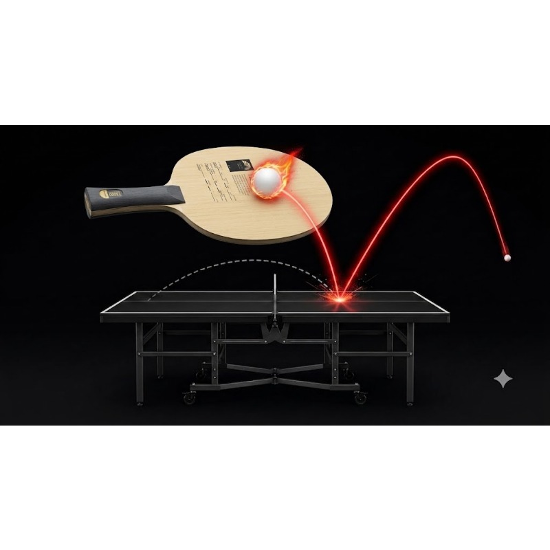 1 Buah Pisau Tenis Meja SANWEI - Table Tennis Player ulasan dan harga