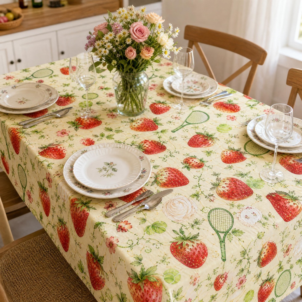 Taplak Meja Motif Bunga Strobe - Table Tennis News Today ulasan dan harga
