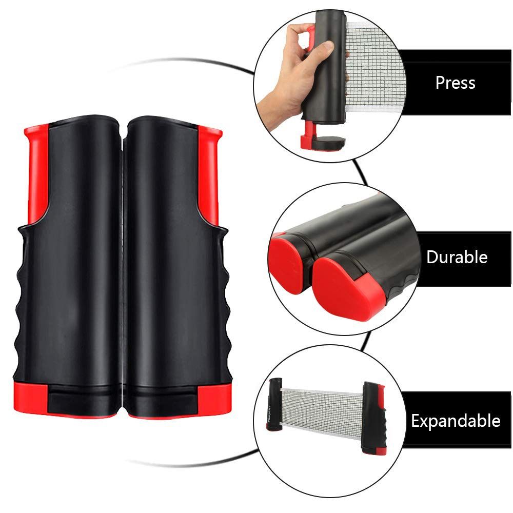 Set Jaring Ping Pong Retractab - Table Tennis Match ulasan dan harga