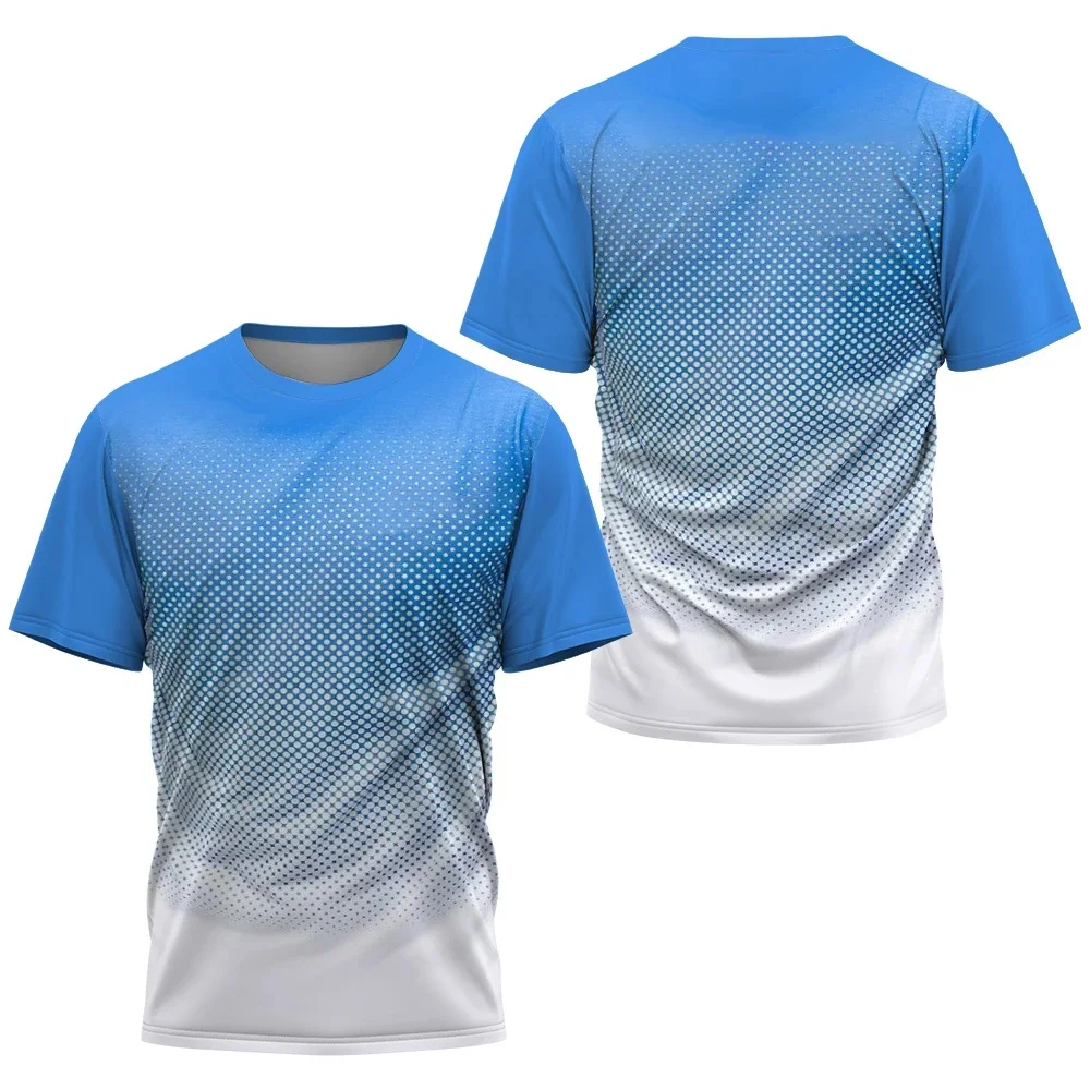 Kaus Cetak Bergaris Gradien Mo - Table Tennis Training China ulasan dan harga