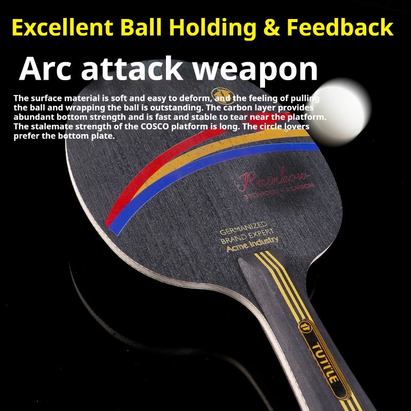 TUTTLE Black Rainbow Inner Car - Table Tennis Player ulasan dan harga