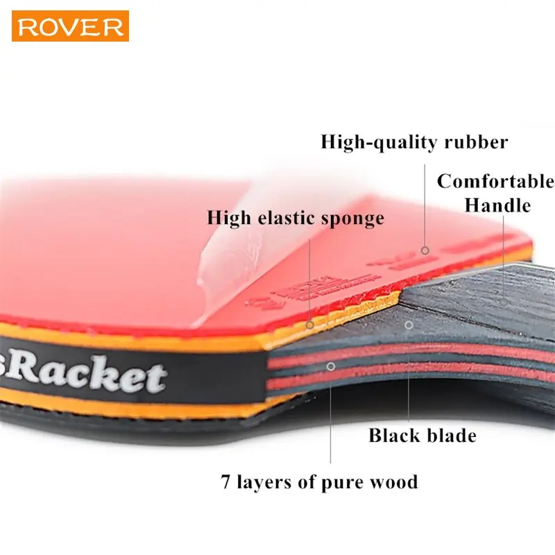 Raket Ping Pong profesional, r - Table Tennis Match ulasan dan harga