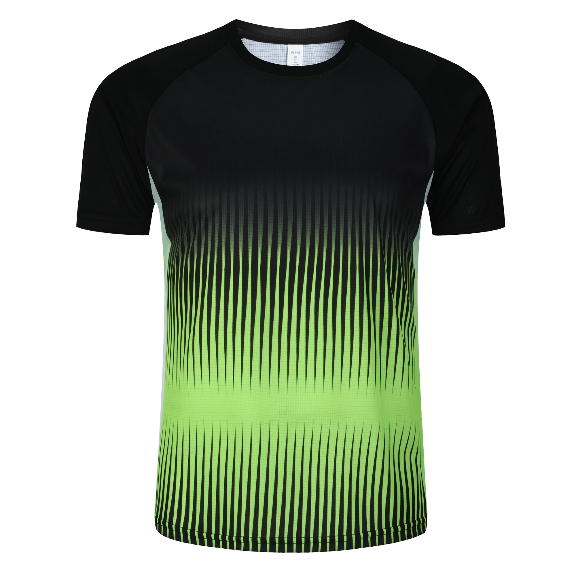 Kaos Cetak Garis Gradien Fashi - Table Tennis Training China ulasan dan harga