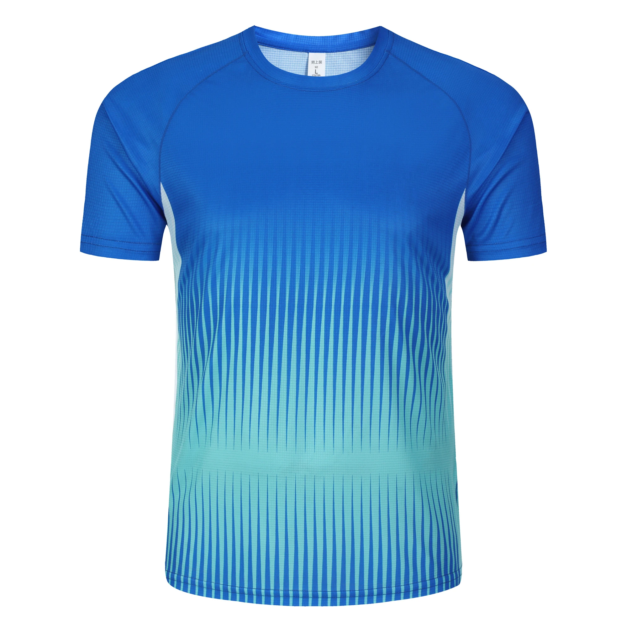 Kaos Cetak Garis Gradien Fashi - Table Tennis Training China ulasan dan harga