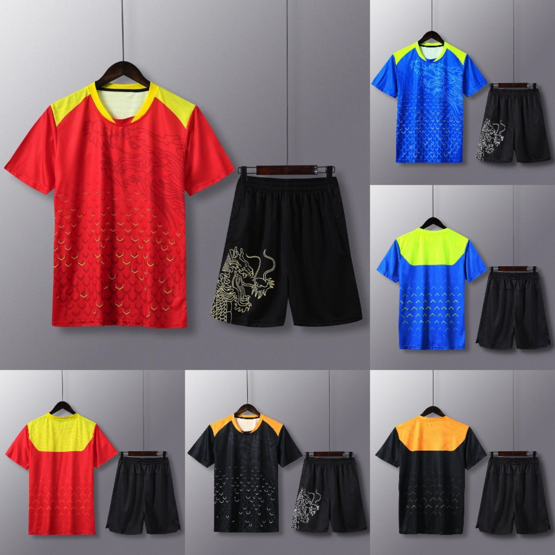 Pakaian Tenis Meja Naga Tiongk - Table Tennis Training China ulasan dan harga
