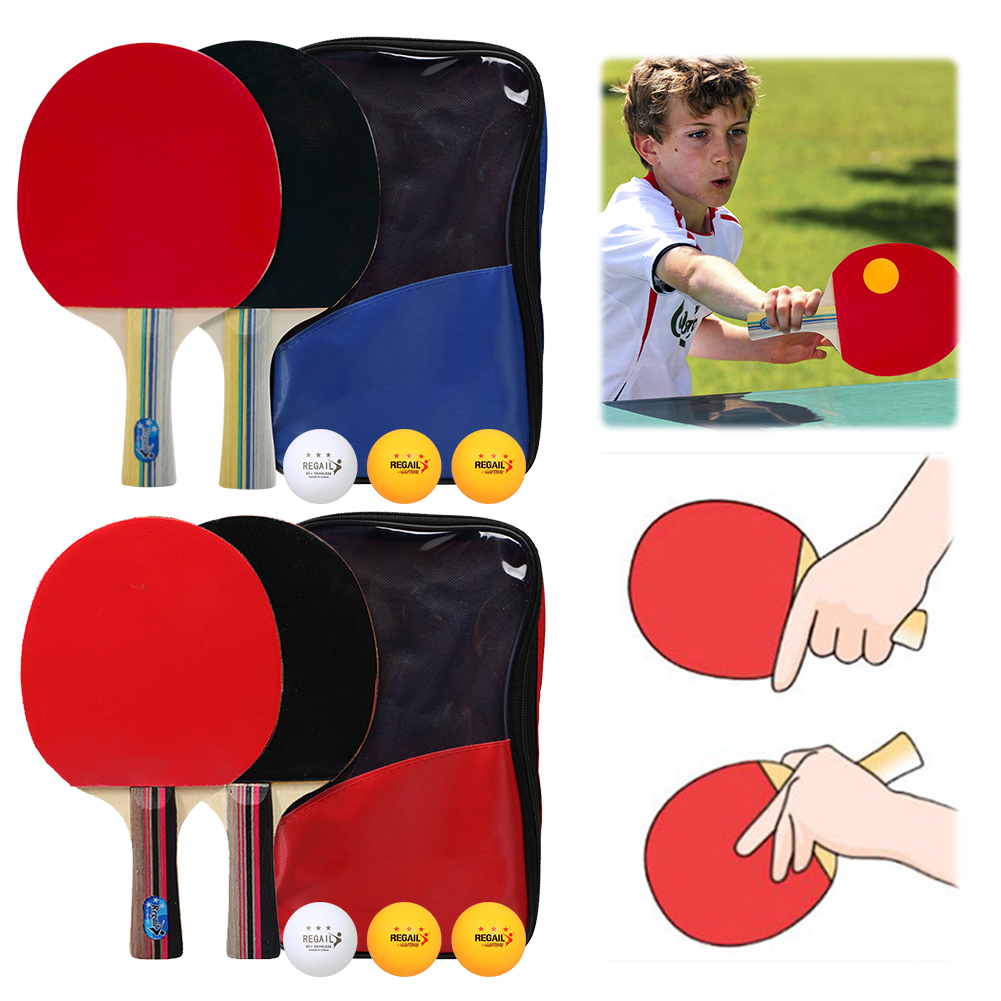Raket Ping Pong dengan Tas Pen - Table Tennis Player ulasan dan harga