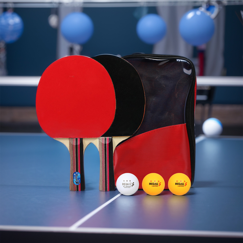Raket Ping Pong dengan Tas Pen - Table Tennis Player ulasan dan harga