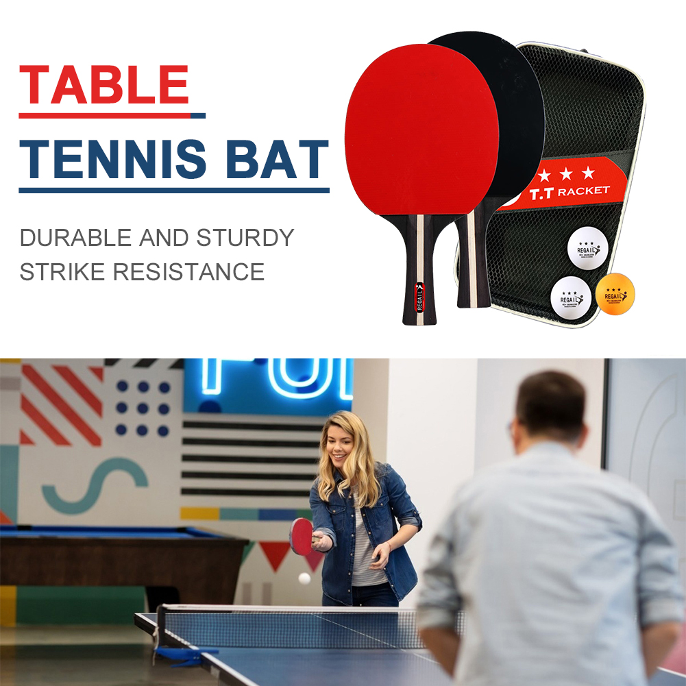 Set Raket Tenis Meja 2 Raket & - Table Tennis Player ulasan dan harga