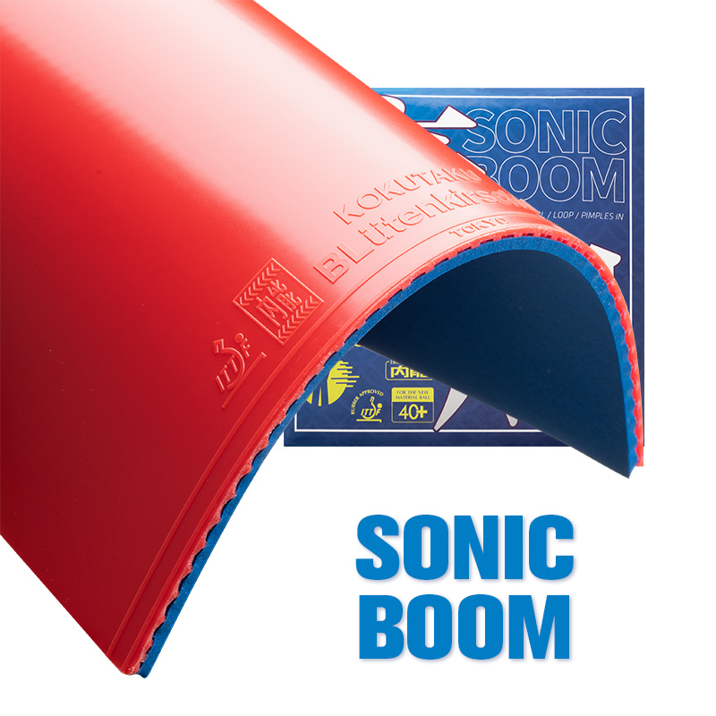 KOKUTAKU BIRU SONIC BOOM Tenis - Table Tennis Bat Butterfly ulasan dan harga