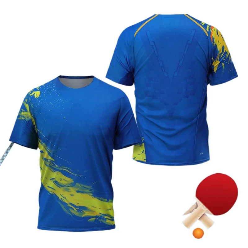Kaus Grafis Tenis Meja CHINA D - Table Tennis Match ulasan dan harga