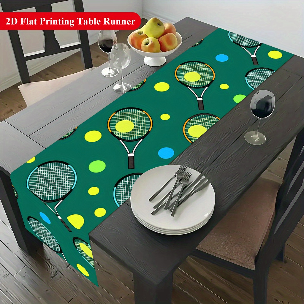Taplak meja bermotif bola teni - Table Tennis News Today ulasan dan harga