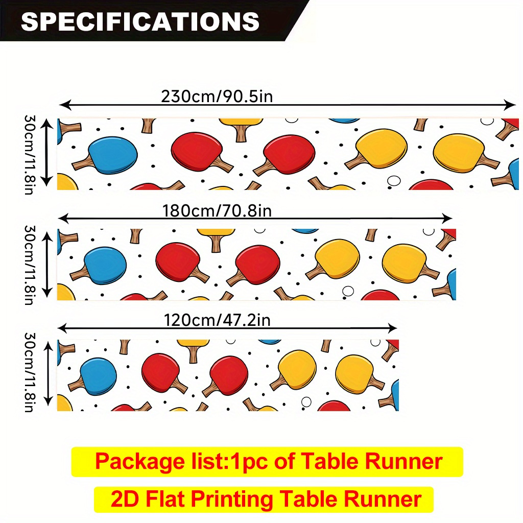 Taplak Meja Tenis Meja Motif P - Table Tennis News Today ulasan dan harga