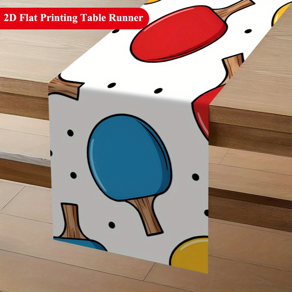 Taplak Meja Tenis Meja Motif P - Table Tennis News Today ulasan dan harga